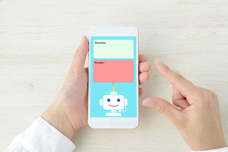 チャットボットとスマートフォン