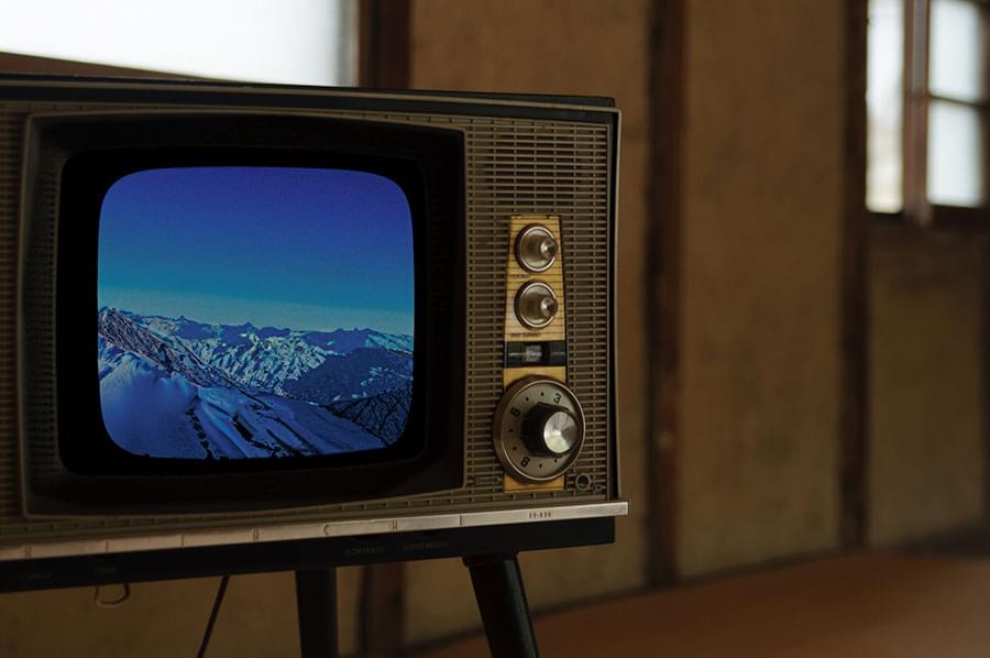 昔のテレビの写真