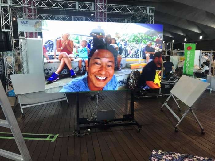 イベントを華やかにする巨大モニター