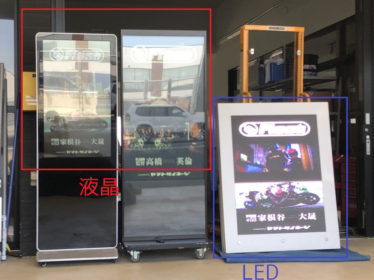 液晶ディスプレイとLEDビジョンの違い