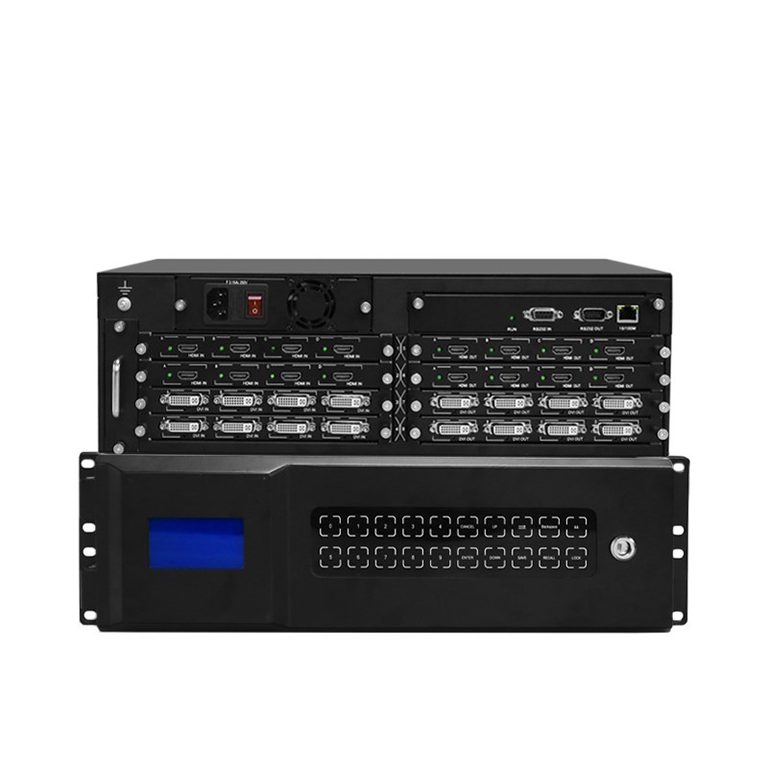 マルチディスプレイ用16入力16出力シームレスマトリックススイッチャー YSM-16B-16H-16H