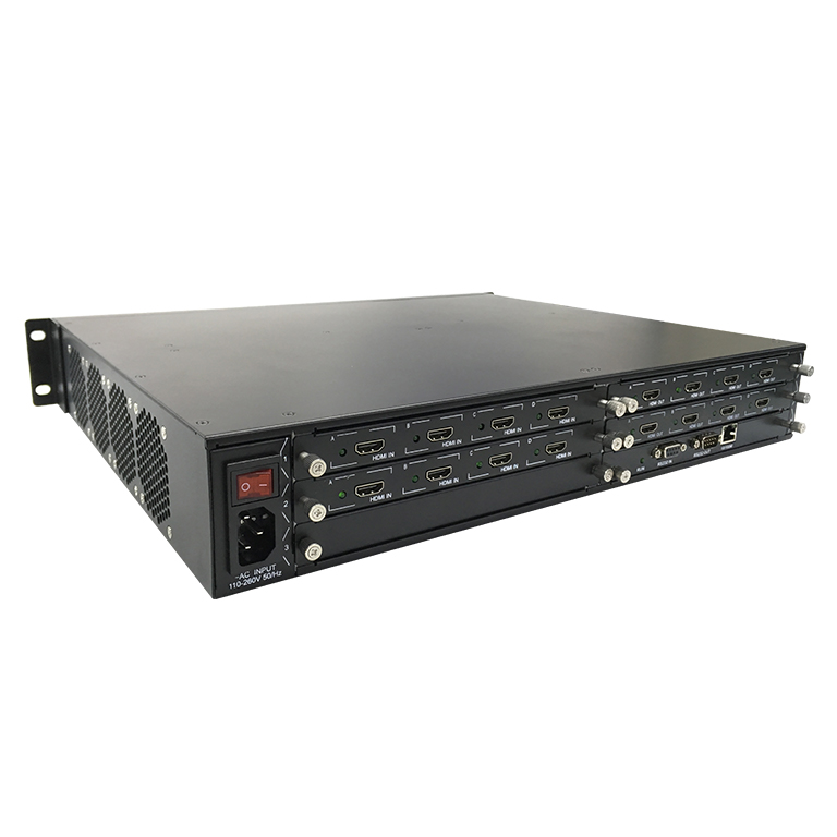 4入力8出力シームレスマトリックススイッチャー YSM-08B-4H-8H