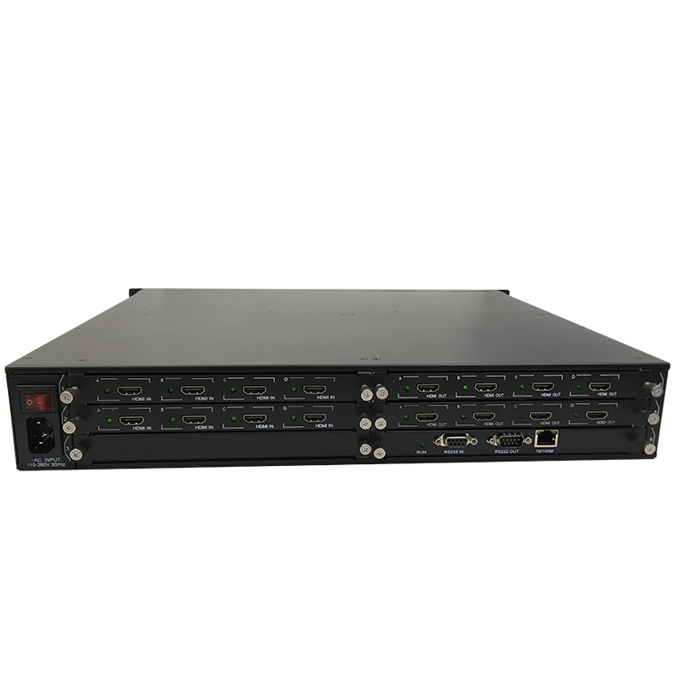 4入力8出力シームレスマトリックススイッチャー YSM-08B-4H-8H