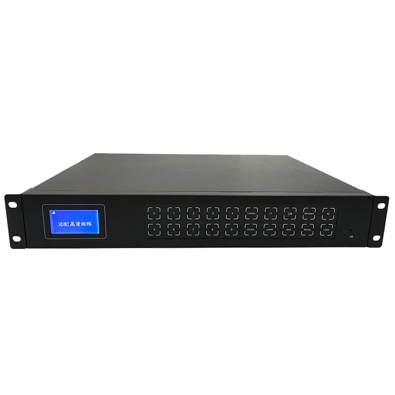 マルチディスプレイ用8入力8出力シームレスマトリックススイッチャー YSM-08B-8H-8H