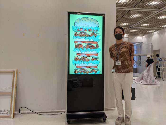デジタルアート展示用サイネージ