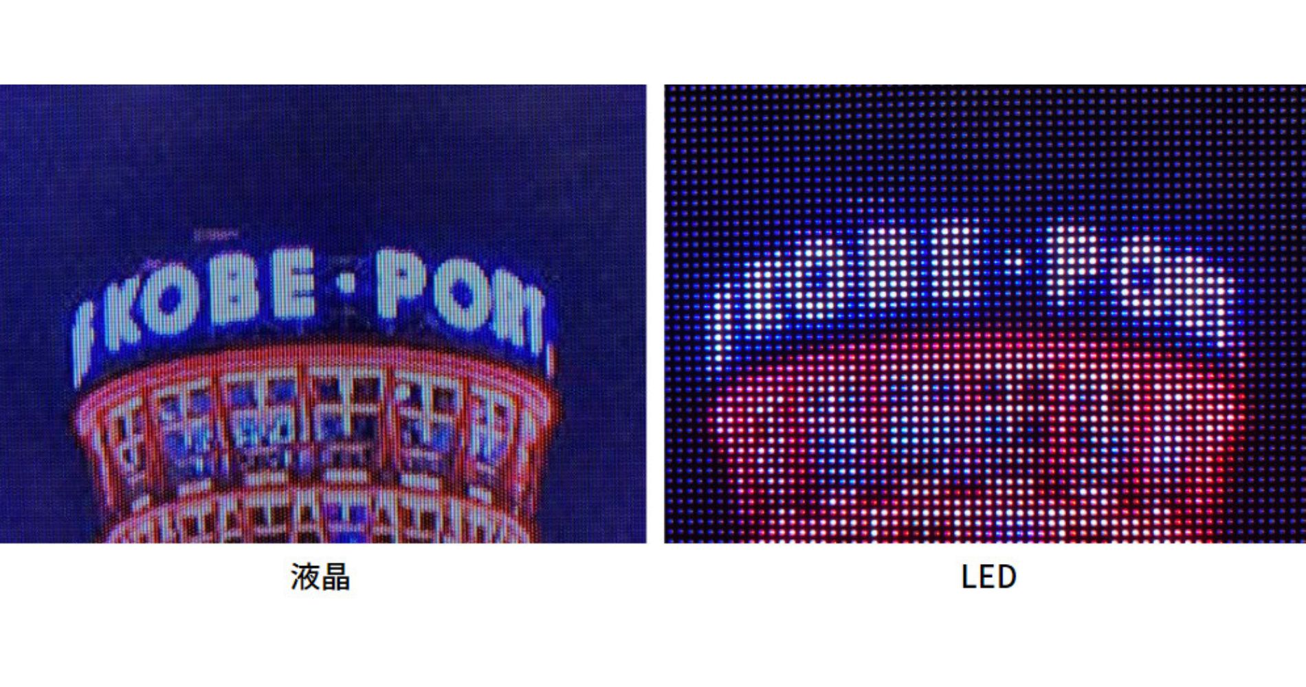 LEDと液晶の違い
