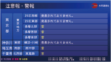天気・ニュース等のコンテンツ「KYODO NEWS DIGITAL」