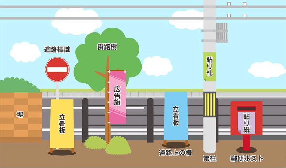 屋外看板に関する法令・条例とデジタルサイネージ