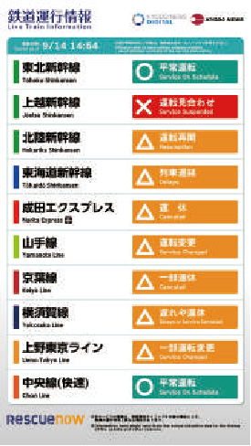 鉄道運行情報