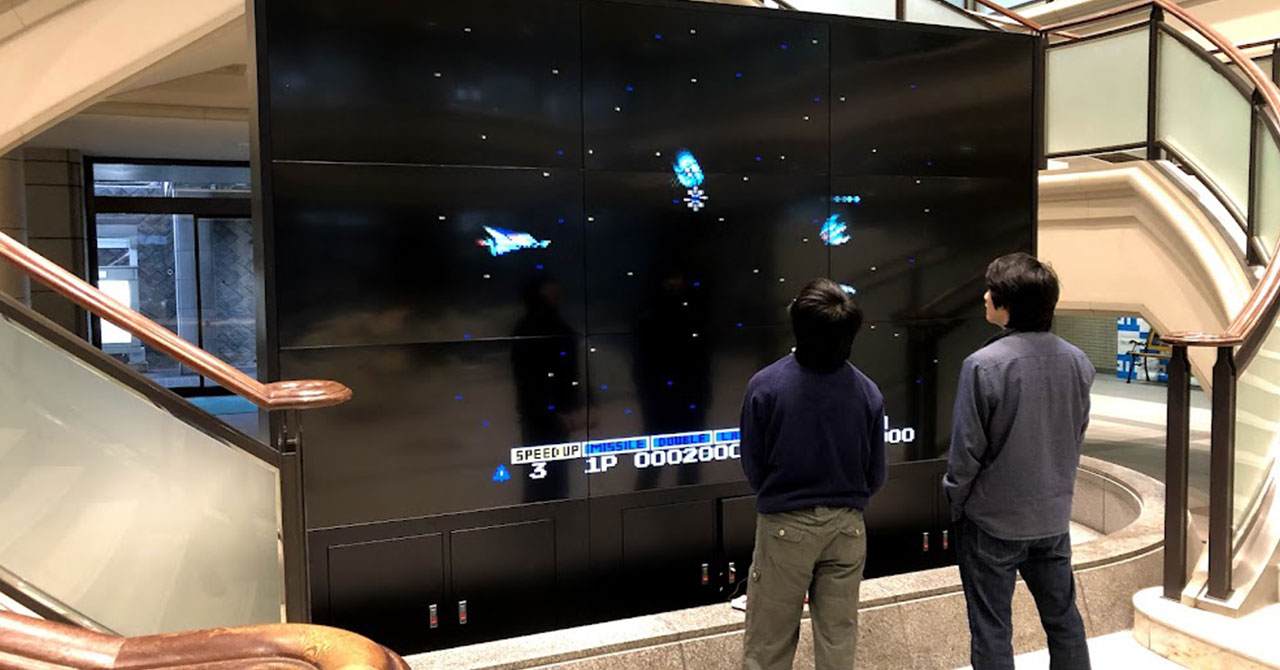 巨大なテレビ！？レクリエーションにも利用できるデジタルサイネージ