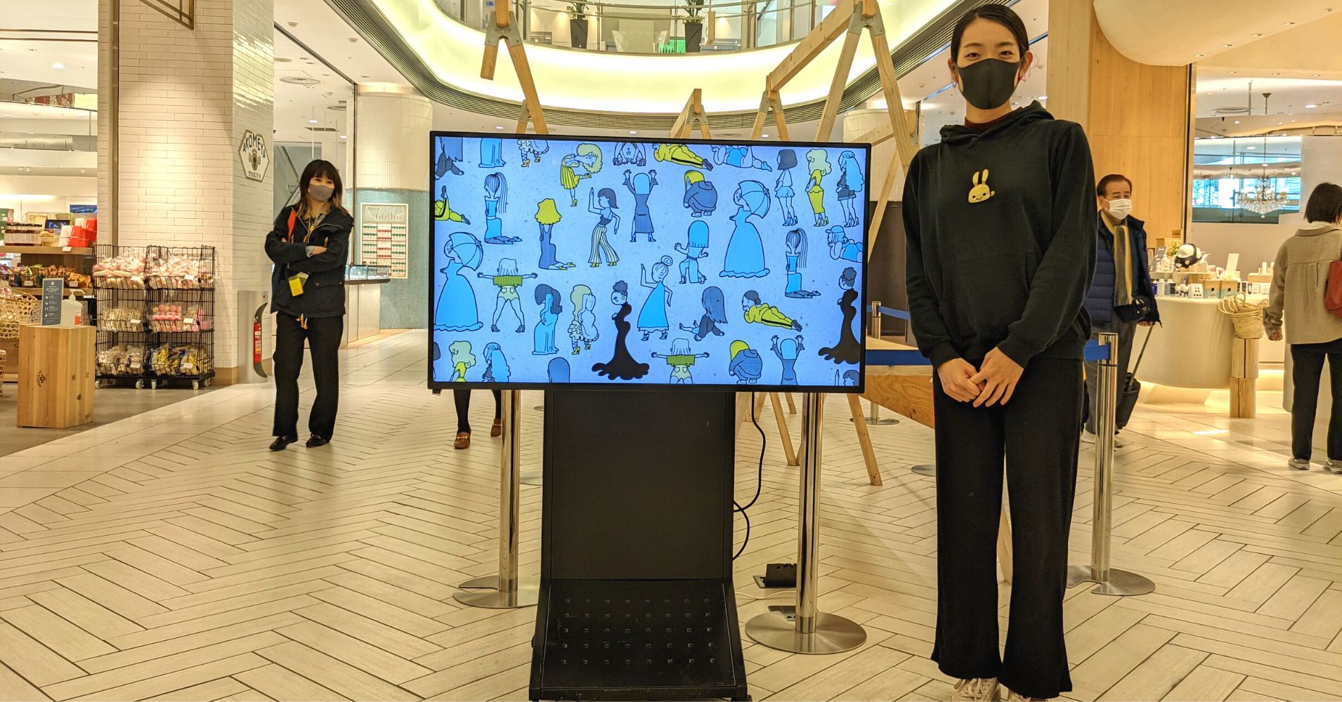 デジタルサイネージ　アートギャラリー