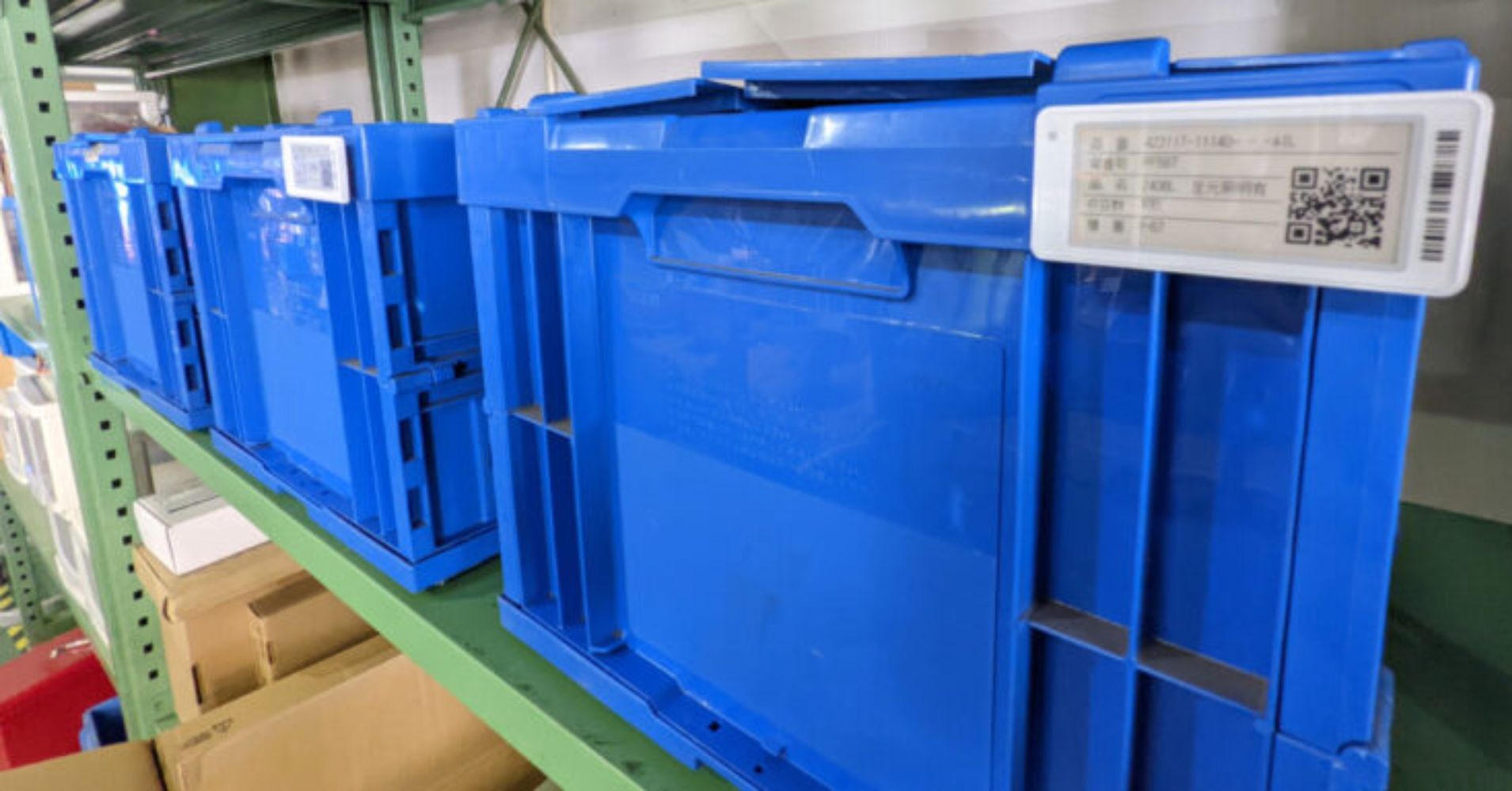 電子ペーパー（電子棚札）　製造工場