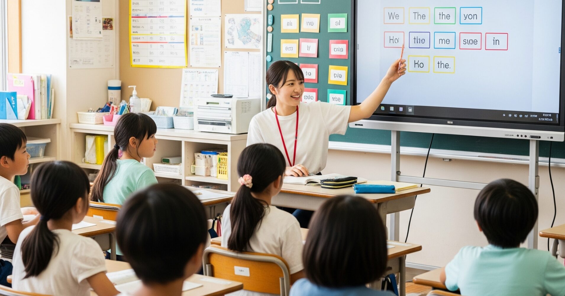 英語が「楽しい！」に変わる！小学校の授業を変える電子黒板×タブレット活用術